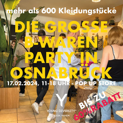 POP UP STORE - Die grosse B-Waren Party in Osnabrück!